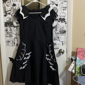 Black Bat Dress